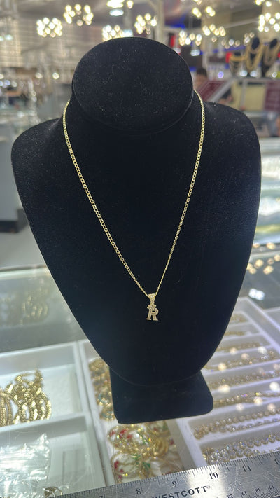 Chain & Initial 14k