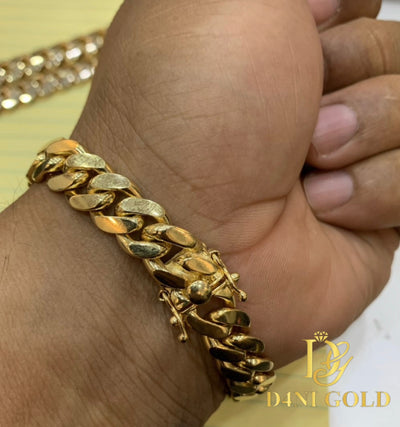 Cuban Bracelets 14k Solid