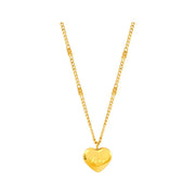 Chain & Hearth Pendant Gold 14k